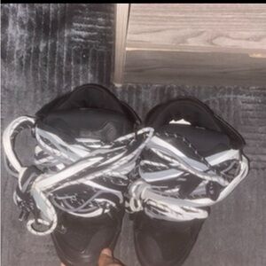 Modern Black and White Athletic Sneakers